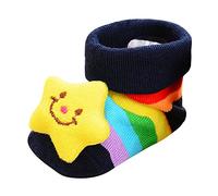 Genérico Calcetines Antideslizantes Estereoscópicos 3D para Bebé Infantil Animados Niños Niñas Zapatos de Piso (Navy, S Infant)
