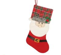 Generico Calcetines de Navidad | Calcetín de de 47 centímetros con motivo 3D | Bolsas para dulces de Navidad reutilizables | Para niños caramelos pequeños juguetes estante del árbol de