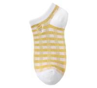 Genérico Calcetines Gordos Mujer,Calcetines De Verano para Mujer Bonitos Calcetines Bordados Informales Transpirables para Uso Diario con PatróN De CelosíA