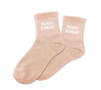 Genérico Calcetines lentejuelas mamá amor, rosa, 36-42