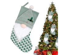 Genérico Calcetines Navideños - Árbol Navidad Duendes Bonitos Calcetines - Bolsa de Dulces Decoración del Hogar para Fiestas Golosinas Chimenea Jardín Escritorio Pared