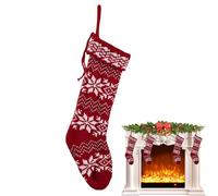 Generico Calcetines navideños, calcetines navideños decorativos | Bolsa de tela decorativa estacional para fiesta, apartamento, casa u oficina