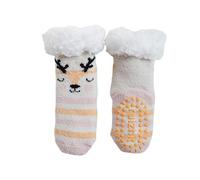 Genérico Calcetines NiñA Termicos,Tendencias Calcetines Pantuflas para Bebé Calcetines NavideñOs Suaves para NiñOs PequeñOs Calcetines CáLidos De VellóN Que No Son De Invierno