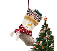 Generico Calcetines para la familia | Calcetines en forma de bolsa para caramelos, bolsas para Navidad, para bombones, premios, dulces y regalos, árbol, familia, fiesta de vacaciones