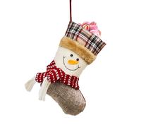 Generico Calcetines para Navidad - Bolsa para caramelos con decoración | Decoraciones para Navidad - para bombones, premios, dulces y regalos, árbol, familia, fiesta de vacaciones