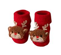 Genérico Calcetines Sonajero Bebe, Calcetines Navidad Bebe, Juguetes Bebe 0-36 Meses, Calcetine Bebe Recien Nacido Antideslizantes Invierno Termicos Calcetine Dibujos