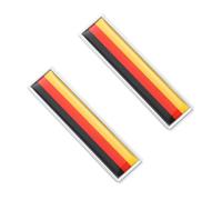 Genérico Calcomanía Metálica para Coche de Aleación de Zinc Diseño de Bandera Alemana, Pegatina Decorativa Resistente para Carrocería y Decoración de Puertas, Accesorio Automotor Pequeño