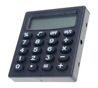 Genérico Calculadora para Estudiantes de papelería Boutique, Pantalla de 8 dígitos, Funciones matemáticas básicas, calculadora portátil para Estudiantes de diseño Ligero ABS