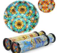 Genérico Caleidoscopio mágico de 2 Piezas, Juguetes clásicos de caleidoscopio del Viejo Mundo, Juguetes de caleidoscopio clásicos Largos estirables para niños y niñas Regalos, Juguetes para niños