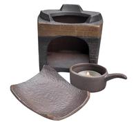 Genérico Calentador de Tetera de Cerámica Vintage para Hogar y Restaurante Accesorio para Té Decoración de Mesa Calentador de Infusiones Mantiene Caliente Té y Leche