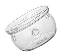 Genérico Calentador de Tetera de Vidrio de Borosilicato Resistente, Base Calentadora para Té Soporte para Vela, Accesorio Compacto Adecuado para Ceremonia del Té y Uso Doméstico
