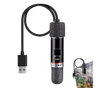 Genérico Calentador para Acuario, Calentador de Tanque para Tortugas, Varilla Calefactora Sumergible 10W para Cangrejos Mascota Exterior Tortugas Agua Dulce Vida Acuática