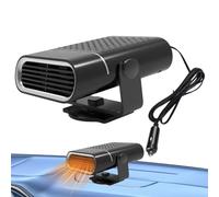 Generico Calentador para coche con desempañador para parabrisas, descongelante para calentador de coche - Ventilador del calentador para con dispositivo antivaho ajustable 12 V 24 V | Calentadores