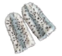 Genérico Calentadores De Piernas - Fundas Peludas Cálidas De Leopardo Para Puños De Bota De Invierno,Cubierta para Botas de Polainas Peludas | para Jovenes Novia Esposa Hermana Viajes Compras