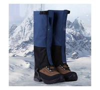 Genérico Calentadores de piernas portátiles for Exteriores, Polainas Ajustables for Botas de Nieve, Transpirables, adecuados for Senderismo, Nieve y Deportes al Aire Libre en el Desierto(Blue,S)