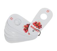 Genérico Calibrador para Medir Fruta Plástico Resistente, Regla de Cereza para Diámetro, Diseño Compacto y Elegante para Diversos Escenarios de Medición