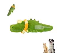 Genérico Calming Crocodile Dog Toy, Palligator Dog Toy Tough, Calming Crocodile, Puppy Toys To Keep Them Busy, Rechargeable, Washable, For Small, Medium & Large Dogs (1pcs)