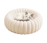 Genérico Calming Dog Bed - Round Donut Plush Pet Bed Securely On The Floor