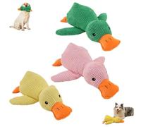 Genérico Calming Duck Toy for Dogs, Squeak Yellow Best Friends, Stuffed Duck Dog Toys Indoor, Dog Calming Duck Dogs Emotional for Indoor Outdoor (3Pcs)