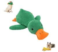 Genérico Calming Duck Toy for Dogs, Squeak Yellow Best Friends, Stuffed Duck Dog Toys Indoor, Dog Calming Duck Dogs Emotional for Indoor Outdoor (Green)
