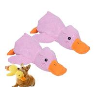 Genérico Calming Duck Toy for Dogs, Vivahine Calming Duck Toy, 2025 New The Mellow Dog Dogs Emotional Support, Squeak Dog Toys for Small, Indoor Small Dog (Pink*2)