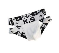 Genérico Calzoncillos Algodón Hombre - Calzoncillos Hombre Ropa Interior para Hombre Sexy de Tiro bajo cómoda para Uso Diario Informal Deportiva con Estampado de Letras para Verano (White M)
