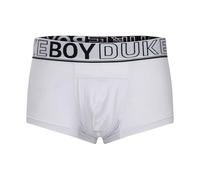 Genérico Calzoncillos Bóxer Hombre Diseño con Aberturas Laterales para Máxima Transpiración Material Cómodo Ideal para Todo el Día Prenda(White, S)