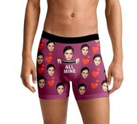 Genérico Calzoncillos con Foto y Nombre Personalizado. Regalos Personalizados para Hombre, Marido, Novio Regalo Original Parejas. Calzoncillos DivertidosSan Valentín 2026