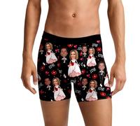 Genérico Calzoncillos con Foto y Nombre Personalizado. Regalos Personalizados para Hombre, Marido, Novio Regalo Original Parejas. Calzoncillos Divertidos