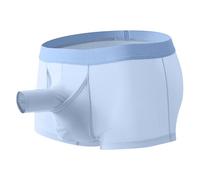 Genérico Calzoncillos Hombre Algodon Sin Costuras,Ropa Interior Fina Y Transpirable con Bolsa De Soporte Y DiseñO Separado para Comodidad Y Libertad