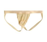 Genérico Calzoncillos Hombre Boxer Algodon - Mens Underwear Ropa Interior Gay sin con Palabra C para Hombre Pantalones pequeños Sexis Simples de plástico Doble Tanga (Beige M)