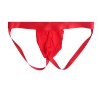 Genérico Calzoncillos Hombre Boxer - Calsonsillo para Hombre Ropa Interior Gay sin con Palabra C para Hombre Pantalones pequeños Sexis Simples de plástico Doble Tanga (Red XXL)