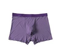 Genérico Calzoncillos Hombre Boxer Largos, Calzoncillos Bóxer Hombre Sin Costuras, Boxers para Hombres Pantalones Cortos Rayas Slip Boxer Masculino Calzoncillo Boxers For Men Calzoncillo Algodon
