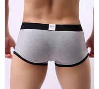Genérico Calzoncillos Sexy Hombre - Bulge Pouch Calzoncillos Sexy Ropa Interior Pantalones Cortos Sólidos Respirar Calzoncillos para Hombres Ropa Interior para Hombres