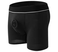 Genérico Calzoncillos Tipo bóxer elásticos para Hombre, Sexy, con Agujero el pene, Ropa Interior Abierta, Anillo de Silicona, Bragas eróticas Bikini Hueco