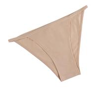 Genérico Calzones Mujer Braguitas Algodon Mujer Talle Alto Vientre Plano Calzones Seamless Underwear Braga Menstrual Compresión Cotton Underwear Women Ropa Mulher Bragas Beige