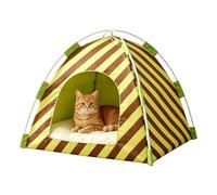 Genérico Cama Cueva Cerrada de Gatos, en Forma de Tienda para Gatito, Cama Tienda Suave de Pequeños, para Interior y Exterior y Patio y Jardín y Sala de Estar y Dormitorio y Balcón y Apartamento