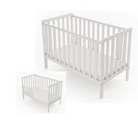 Genérico Cama de bebé Lulu 120x60 (sin colchón) Incl. Kit de conversión a sofá Infantil