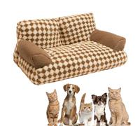 Genérico Cama de Felpa para Mascotas: sofá tapizado, Cesta calentadora de Capullo Suave | Cojín ortopédico Gato Perro Mapache, Lujo Dormir hogar Sala de Estar Cesta Comodidad Seguridad Noche pacífica