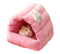 Genérico Cama de hámster dorada, de dormir de algodón transpirable, hamaca suave para pequeños animales, ratones, conejos, loros y erizos, ropa de cama cálida de invierno o pequeños
