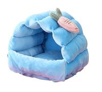 Genérico Cama de hámster dorada, de dormir de algodón transpirable, hamaca suave para pequeños animales, ratones, conejos, loros y erizos, ropa de cama cálida de invierno o pequeños