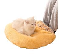 Genérico Cama De La Cueva De Gato Mascota: Saco De Dormir Suave Y Suave, Cómodo Semi Cerrado, Escondite De Cachorro Cálido, Refugio De, Linda Tumbona De Animales | Solución Conveniente Pa