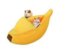 Genérico Cama De Mascotas De, Cama Caliente para Animales Pequeños: Cama De Plátano Cómoda, Cama Caliente para Animales Pequeños, Bonitos Accesorios para Mascotas, Erizo, Chinchilla, Cerdos