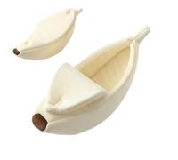 Genérico Cama de plátano para Perros - Casa de Animales de Lujoso Corta, Linda Vaina de plátanos, Refugio de Invierno Esponjoso con un cómodo Interior | Elegados usos de para los hámsters Hurones