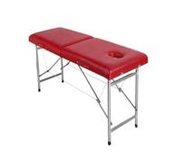 Genérico Cama de Terapia de moxibustión portátil de Acero Inoxidable, Mesa Plegable Ligera for salón de Belleza y SPA, for salón de masajes y SPA.(Color 7)