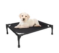 Genérico Cama Elevada para Perros: Hierro Y Tela Oxford, Cuna con Dosel | Duradera Y De Apoyo | Cuna Elevada Portátil Plegable para Mascotas, Tumbona Paraacampar Al Aire Libre Perros Pequeños, Median