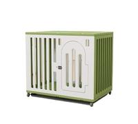 Genérico Cama for Perros de tamaño Mediano for Interiores, portátil, Impermeable, con Bandeja for Inodoro, Nido for Dormir Integrado y polea móvil(F)