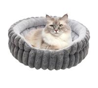 Genérico Cama Gato Interior - 50 Cm Donut, Cama Relajante Cachorro | Suministros Animales Invierno para Dormir Cachorro Exterior Viaje Clima Frío Animal Suave Felpa Térmica
