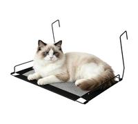 Genérico Cama Hamaca para Gatos,Colchoneta Refrescante con Armazón Metálico - Percha Cueva para Gatos De Verano - para Pequeños Medianos Grandes Estante de Ventana Esquina Hogar