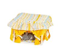 Genérico Cama Hamster Nid Tela Escondite para dormir lavable | Cama Escondite Hamster Adecuado para Animales Pequeños Conejo Ratón Interior Exterior Jaula Mesa Silla Y Casa